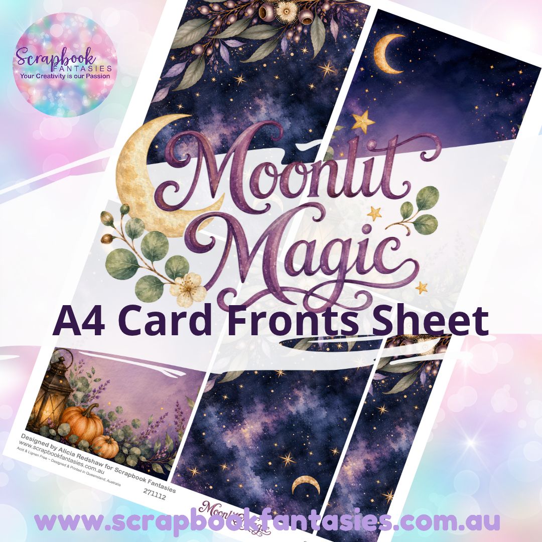 Moonlit Magic A4 Card Fronts Sheet 1 271112
