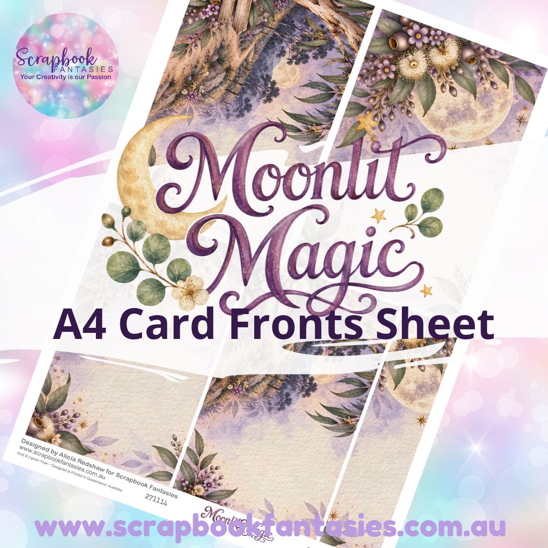 Moonlit Magic A4 Card Fronts Sheet 3 271114