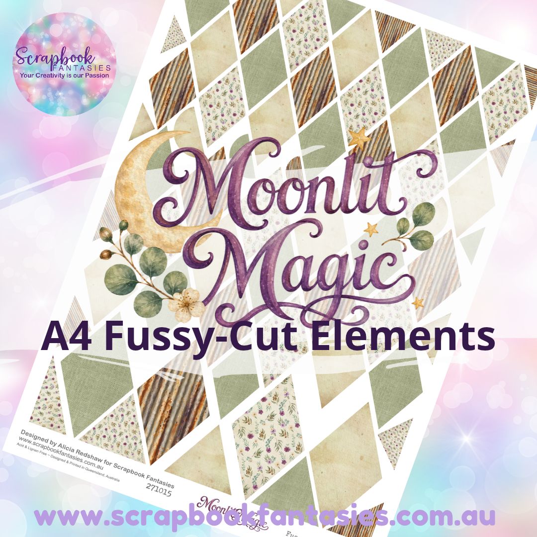 Moonlit Magic A4 Colour Fussy-Cut Elements - Diamonds 1 271015