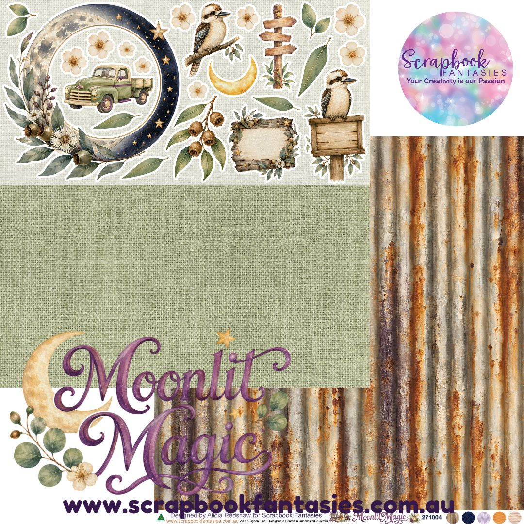Moonlit Magic 12x12 Double-Sided Patterned Paper 4 - 271004