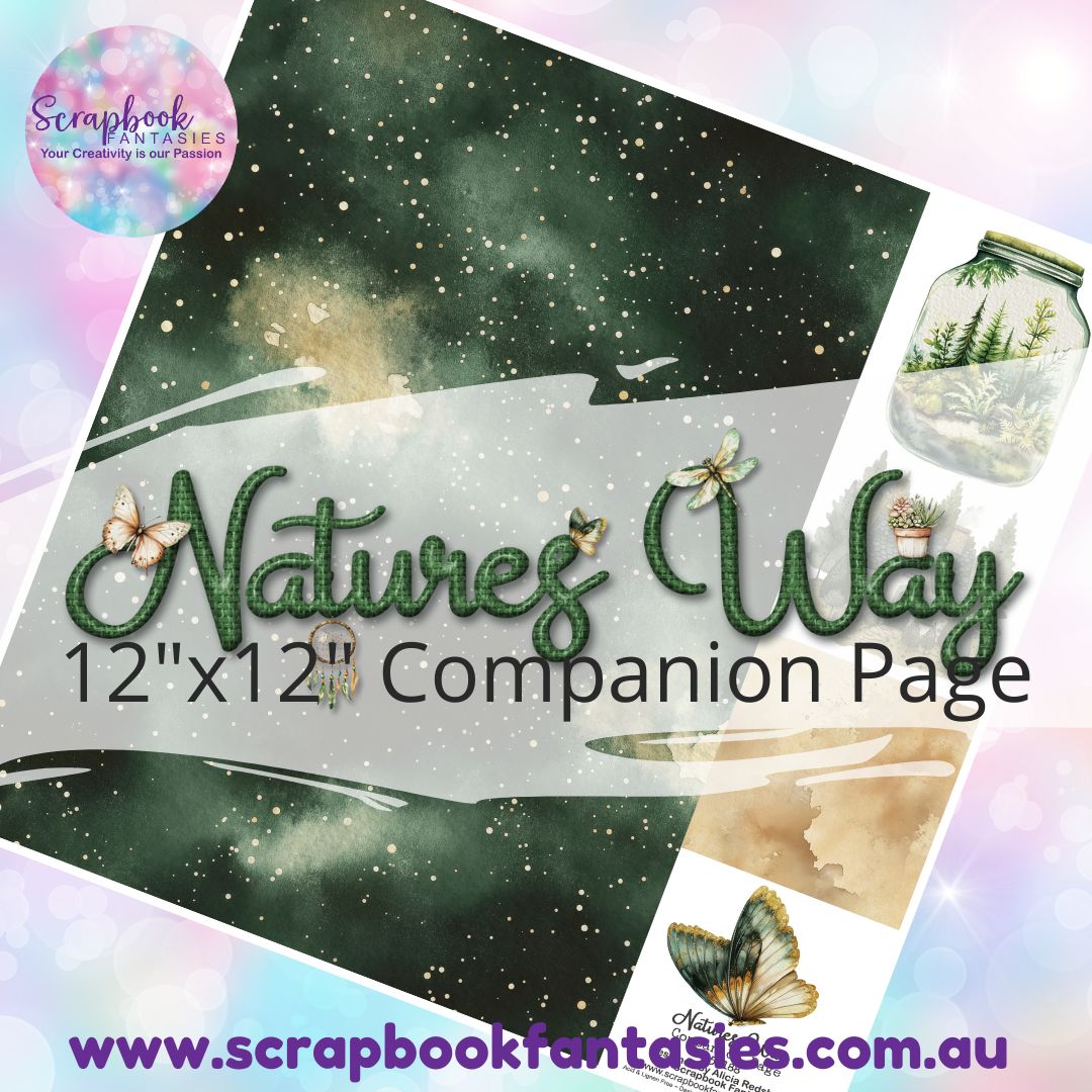 Natures Way 12"x12" Single-sided Companion Page - Dark Galaxy 251188