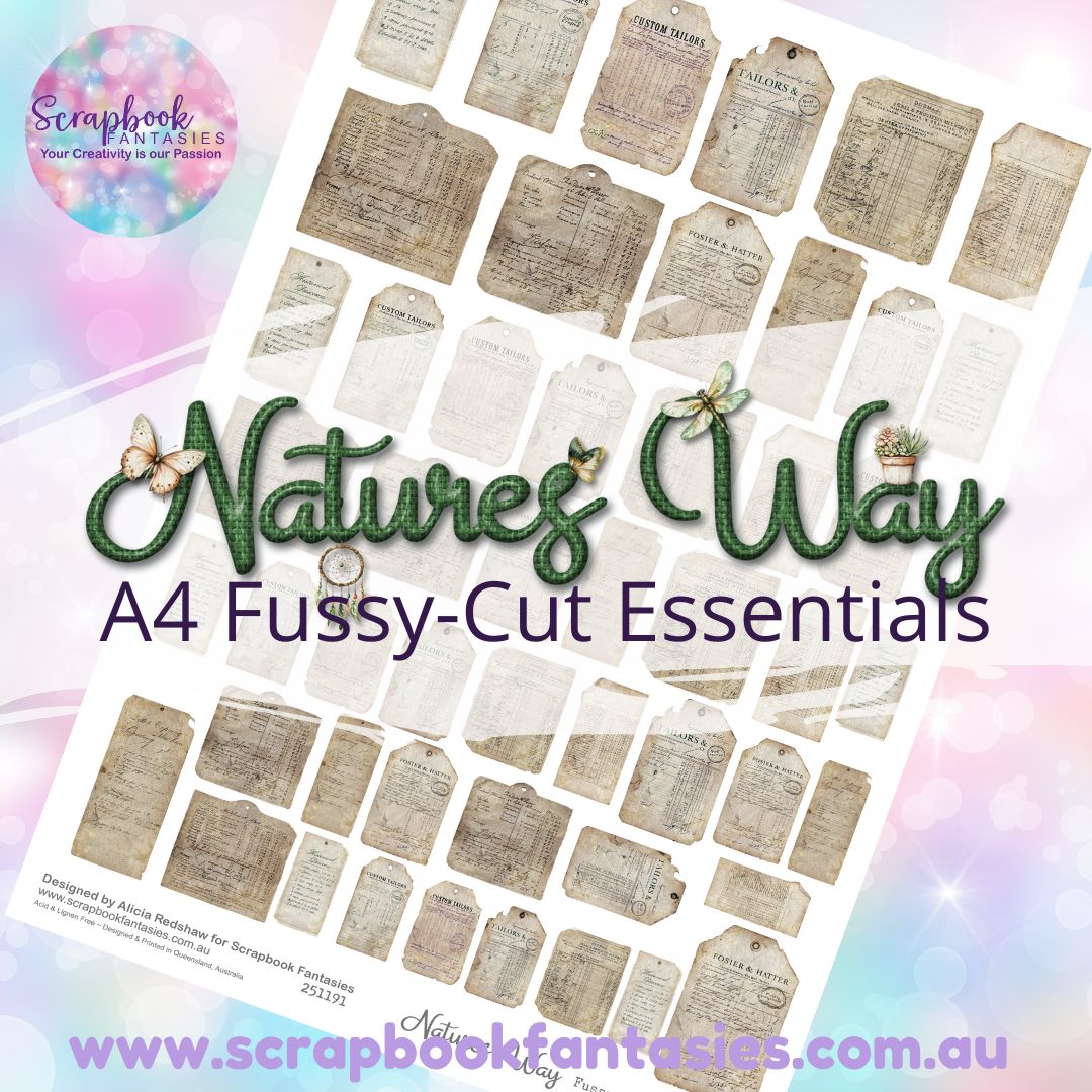 Natures Way A4 Colour Fussy-Cut Essentials - Ephemera 251191