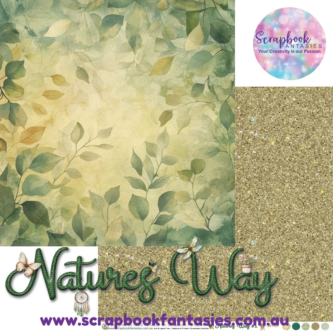 Natures Way 12x12 Double-Sided Patterned Paper 1 - 251101