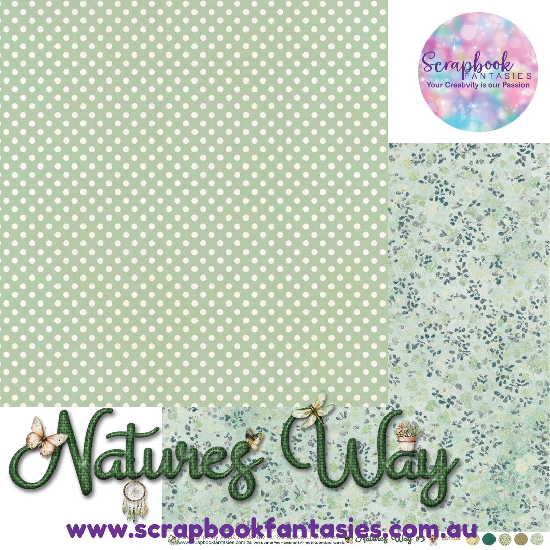 Natures Way 12x12 Double-Sided Patterned Paper 3 - 251103