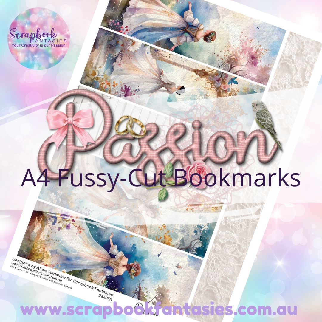 Passion A4 Colour Fussy-Cut Elements - Bookmarks 1 264055