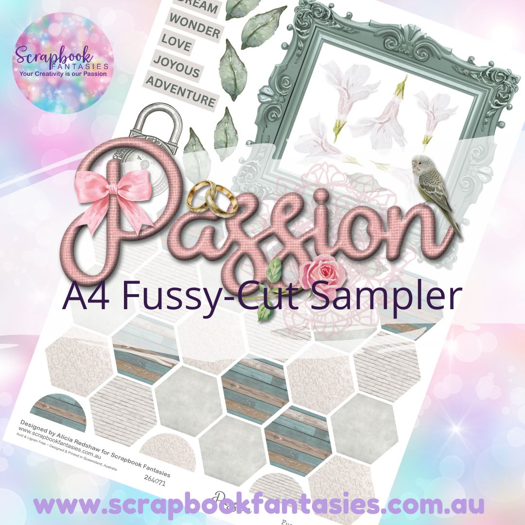 Passion A4 Colour Fussy-Cut Sampler 3 264071