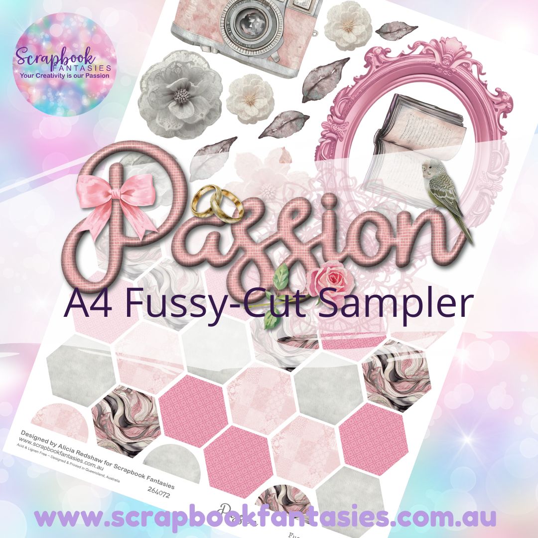Passion A4 Colour Fussy-Cut Sampler 4 264072