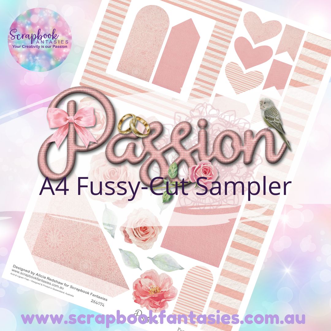 Passion A4 Colour Fussy-Cut Sampler 6 264074