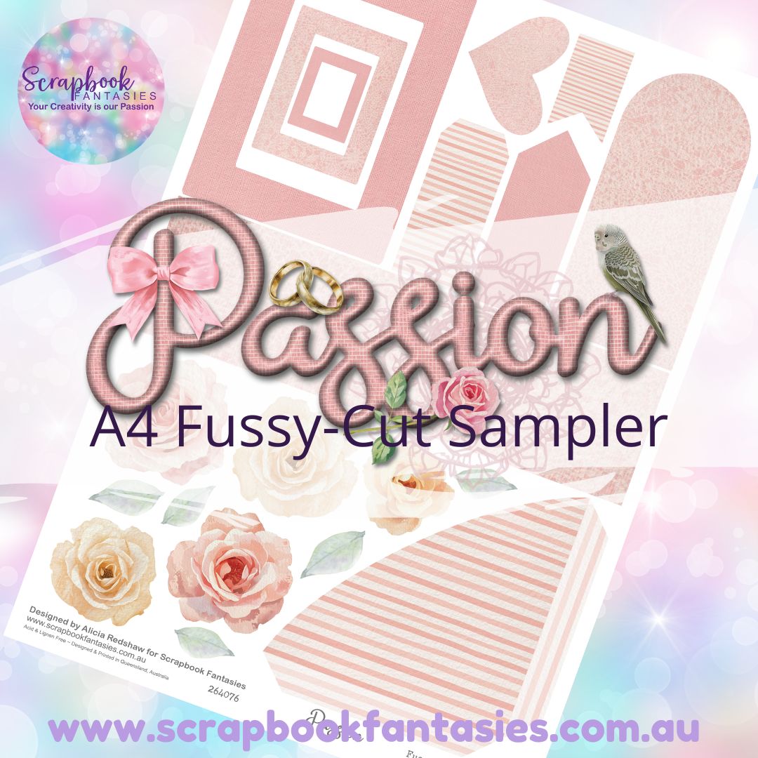Passion A4 Colour Fussy-Cut Sampler 8 264076