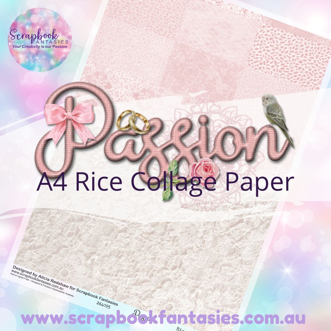 Passion A4 Collage Paper - Halves 1 264095