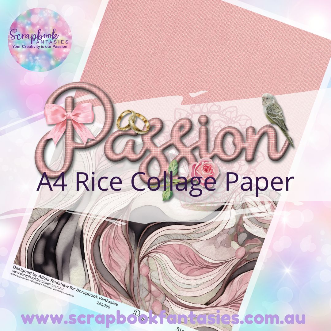 Passion A4 Collage Paper - Halves 2 264096