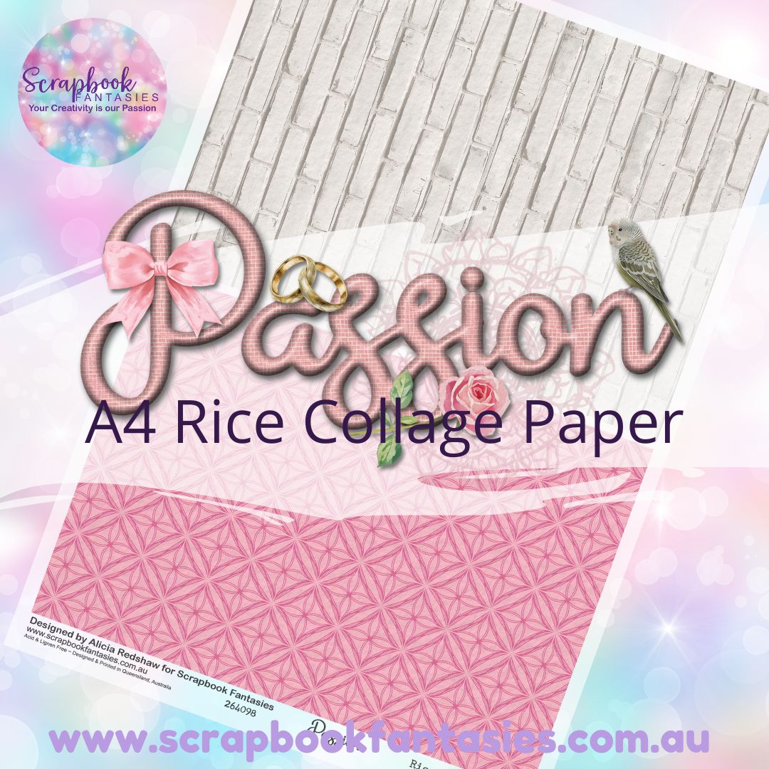Passion A4 Collage Paper - Halves 4 264098
