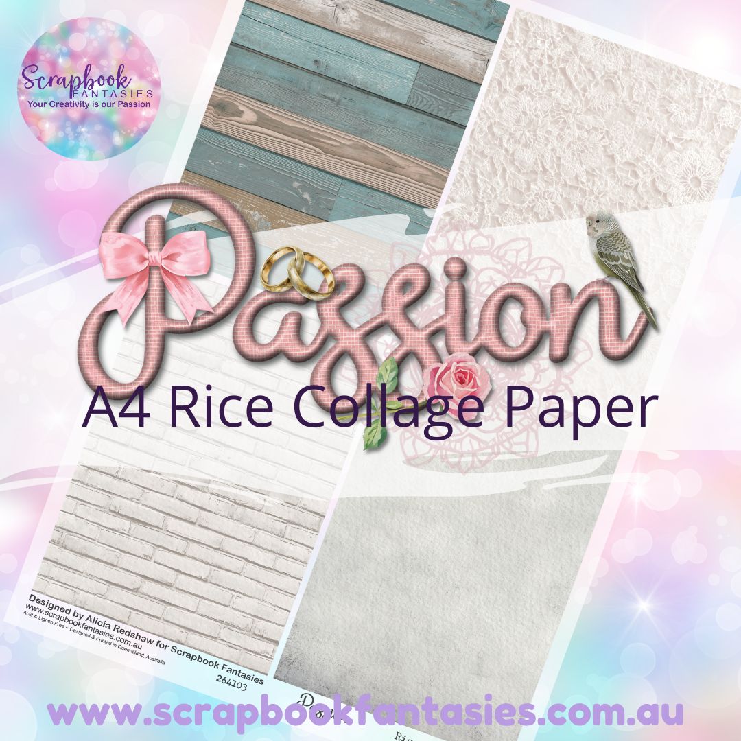 Passion A4 Collage Paper - Quarters 3 264103