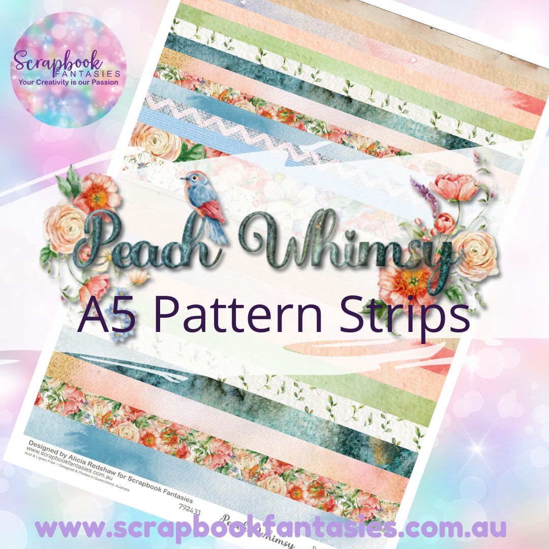 Peach Whimsy A5 Colour Pattern Strips 792431