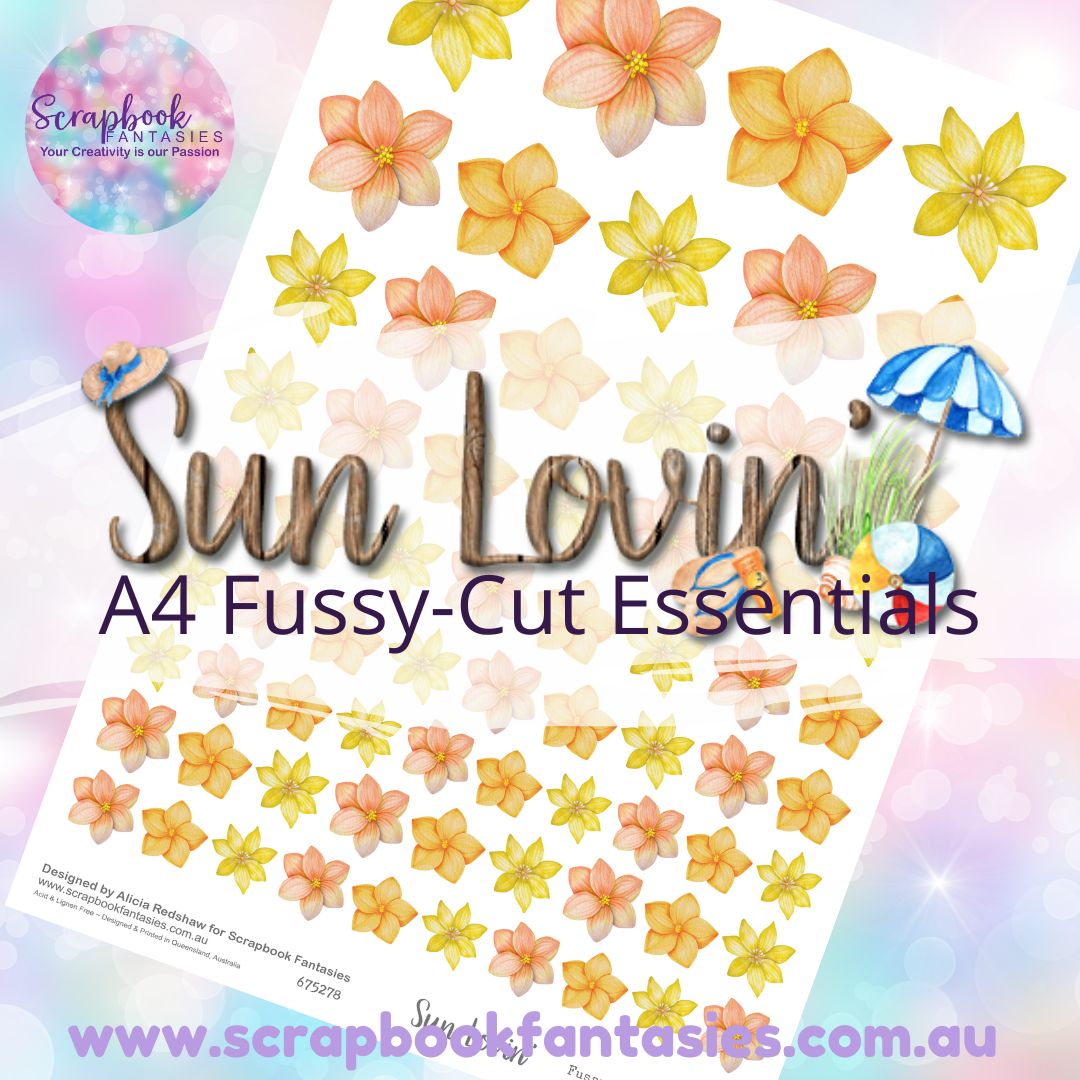 Sunlovin' A4 Colour Fussy-Cut Essentials - Flowers 8 675278