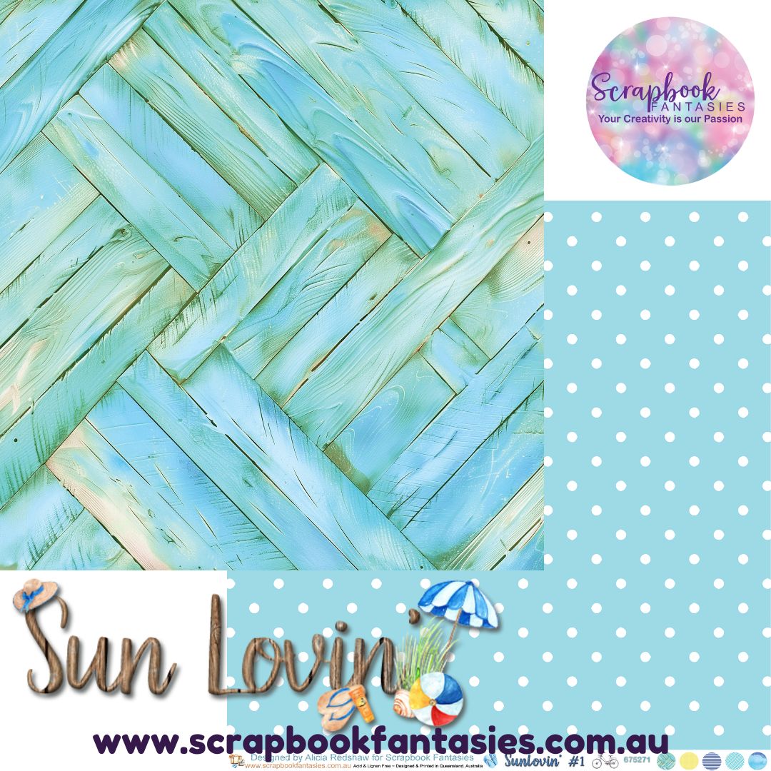 Sunlovin' 12x12 Double-Sided Patterned Paper 1 - 675271
