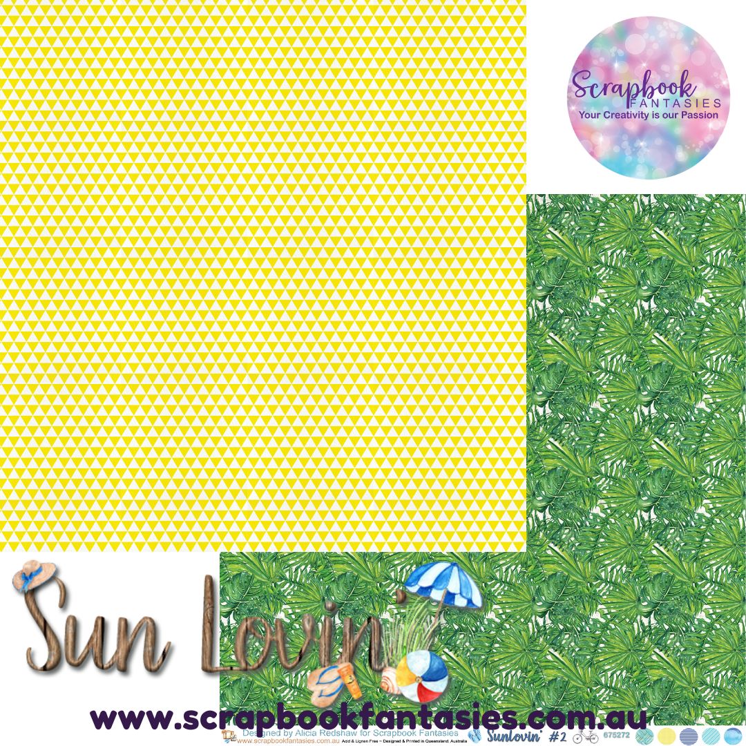 Sunlovin' 12x12 Double-Sided Patterned Paper 2 - 675272
