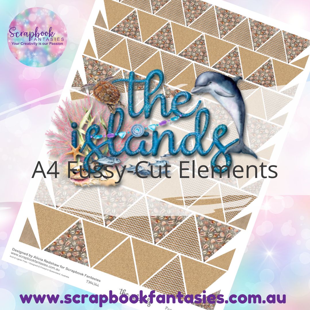 the islands A4 Colour Fussy-Cut Elements - Triangles 7 7384344