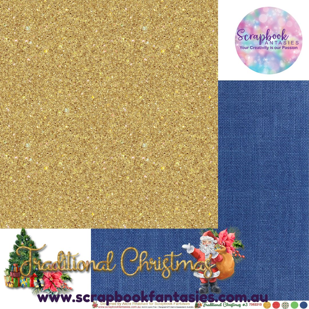 Traditional Christmas 12x12 Double-Sided Patterned Paper 3 - 7382213