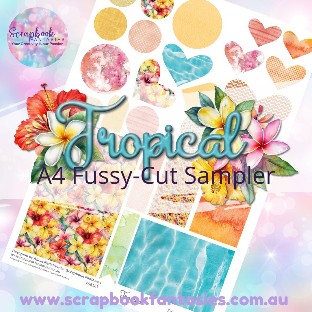 Tropical A4 Colour Fussy-Cut Sampler 1 256123