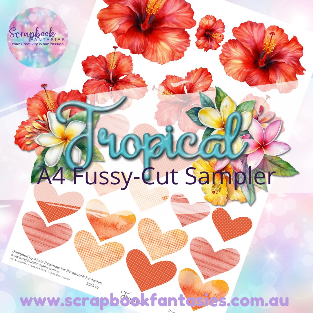 Tropical A4 Colour Fussy-Cut Sampler 3 256146