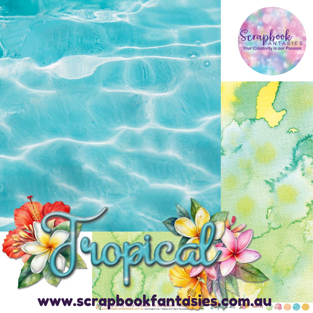 Tropical 12x12 Double-Sided Patterned Paper 2 - 256102