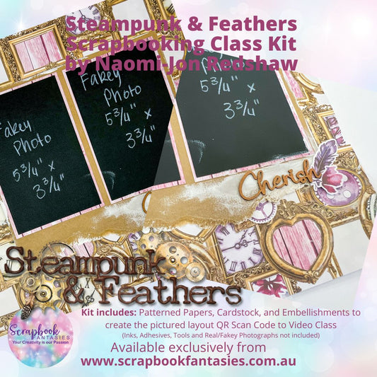Steampunk Frames Galore Class Kit - Vintage Chic Super Weekend Class 9 - Sunday 19 May 2024