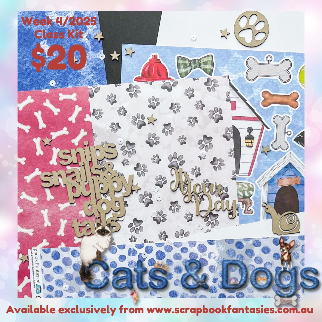 Class Kit for Live Classes Week 4/2025 with Alicia Redshaw (Monday 20 January) - Cats & Dogs Collection