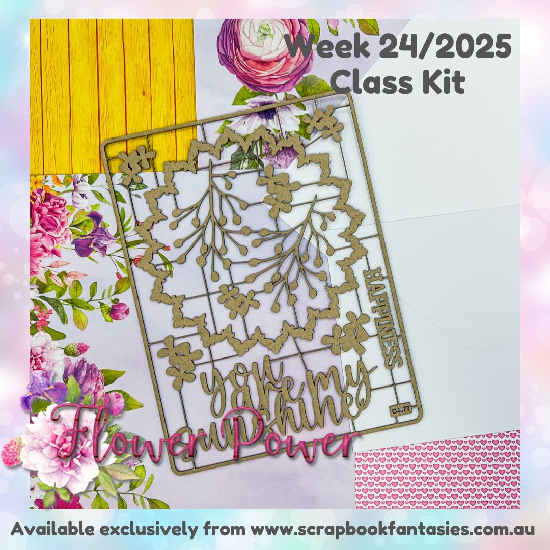 Class Kit for Live Classes Week 24/2025 with Alicia Redshaw (Monday 9 June) - Flower Power Collection