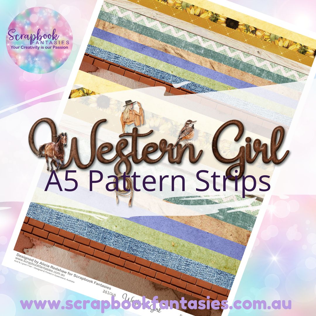 Western Girl A5 Colour Pattern Strips 261048