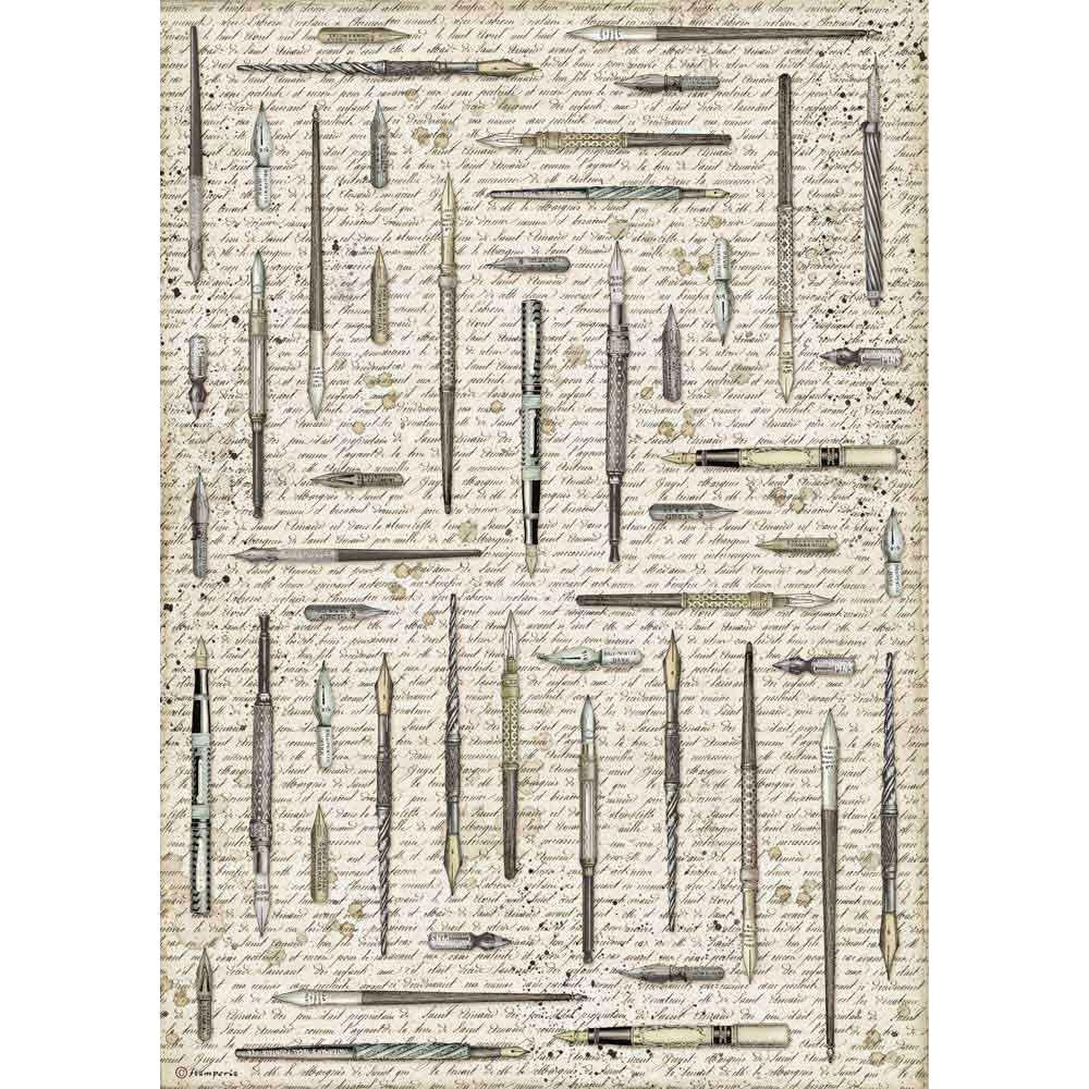 Stamperia A3 Rice Paper DFSA3082