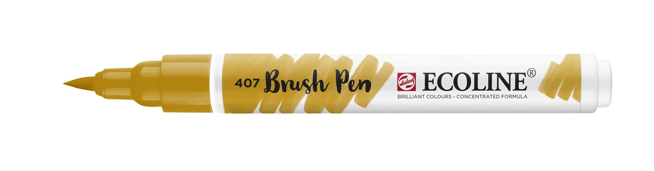 Ecoline Brushpen 407 Deep Ochre