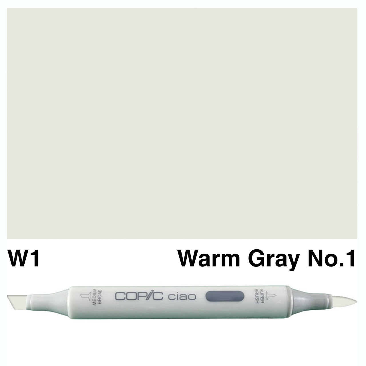 Copic Ciao Marker W-1 - Warm Gray No.1