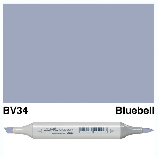 Copic Marker Pen - Sketch - BV34 Bluebell