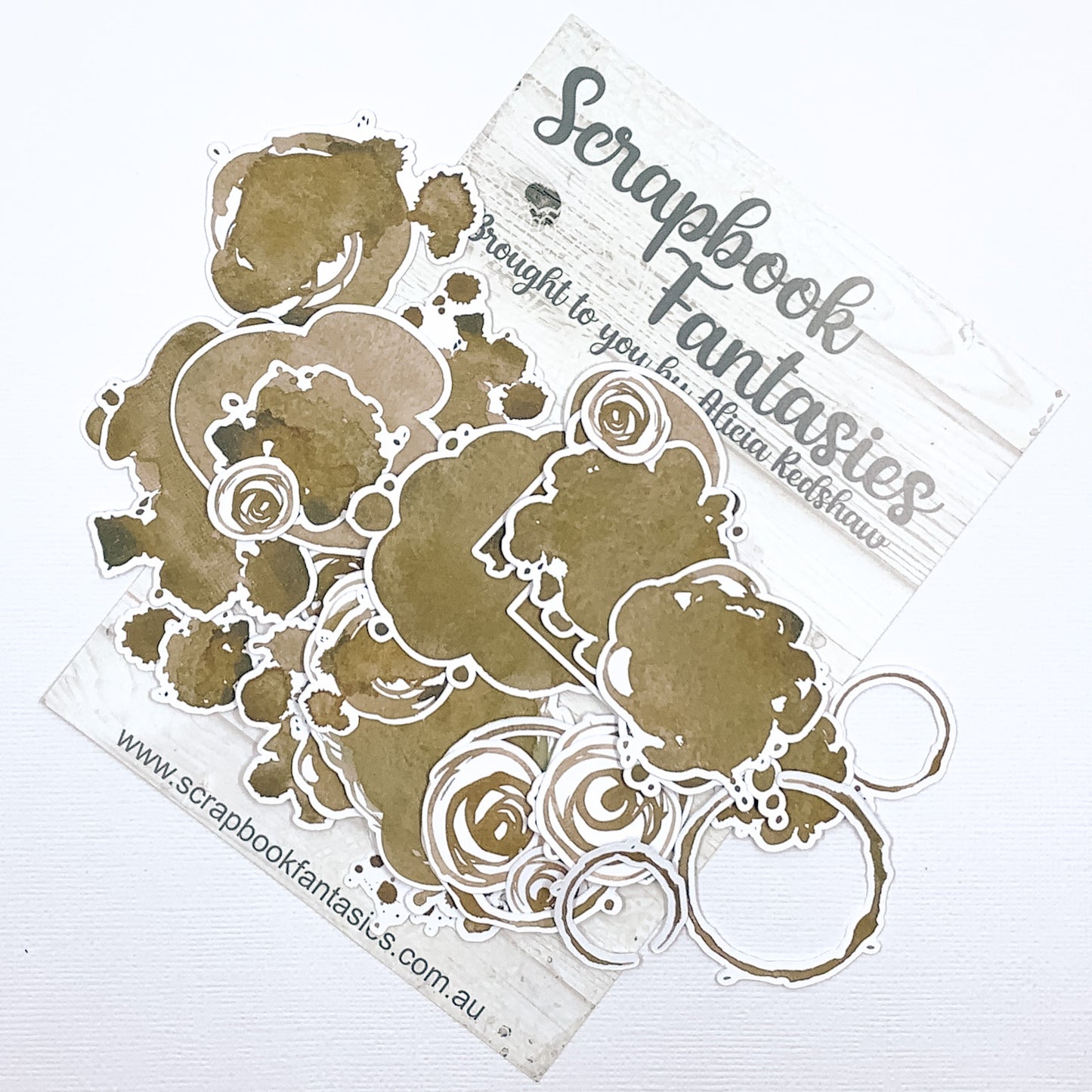 Robot Antics Colour-Cuts - Mud Splashes & Splatters (33 pieces) Designed by Alicia Redshaw