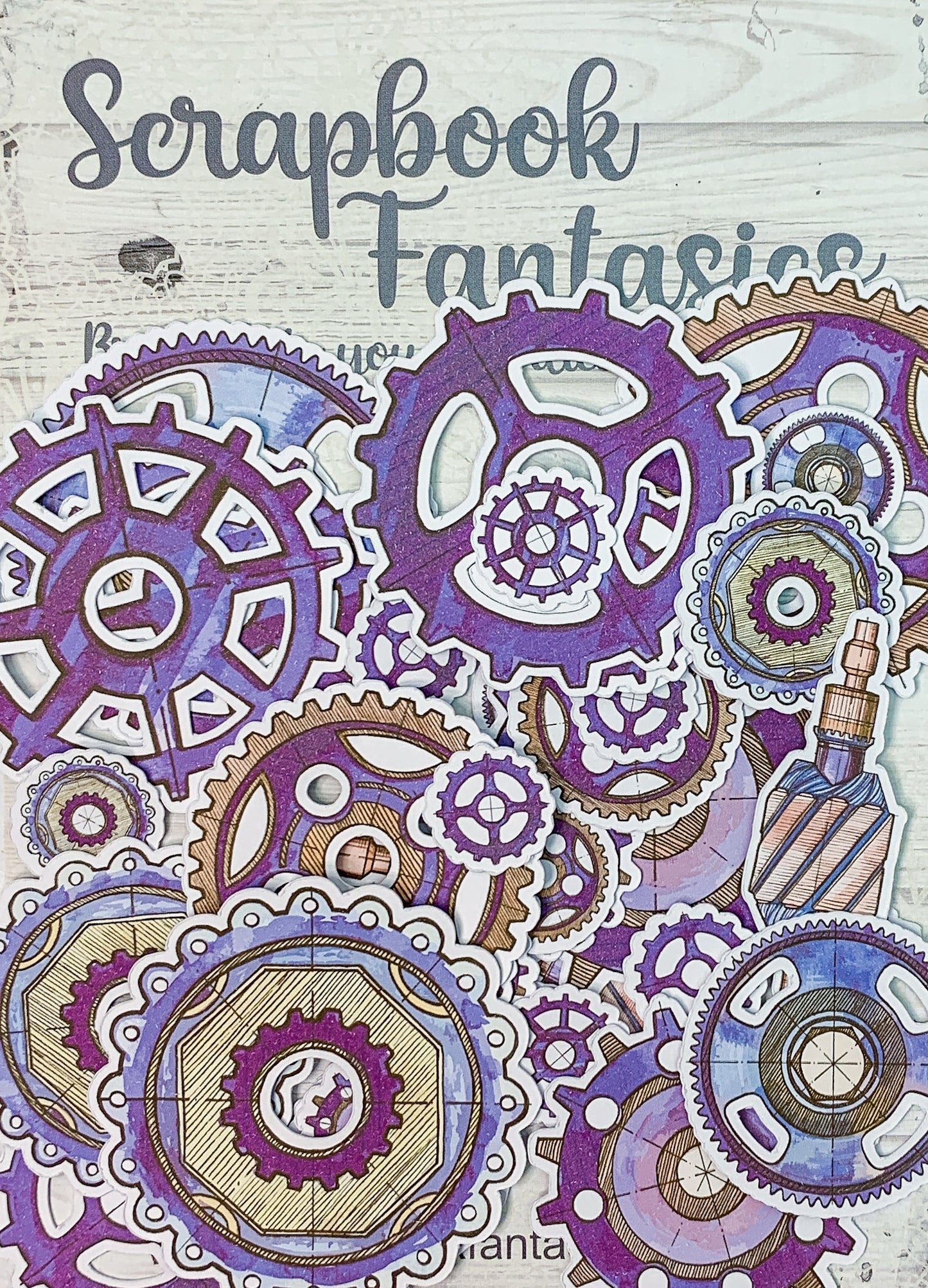 Robot Antics Colour-Cuts - Cogs 14 (37 pieces) Designed by Alicia Redshaw