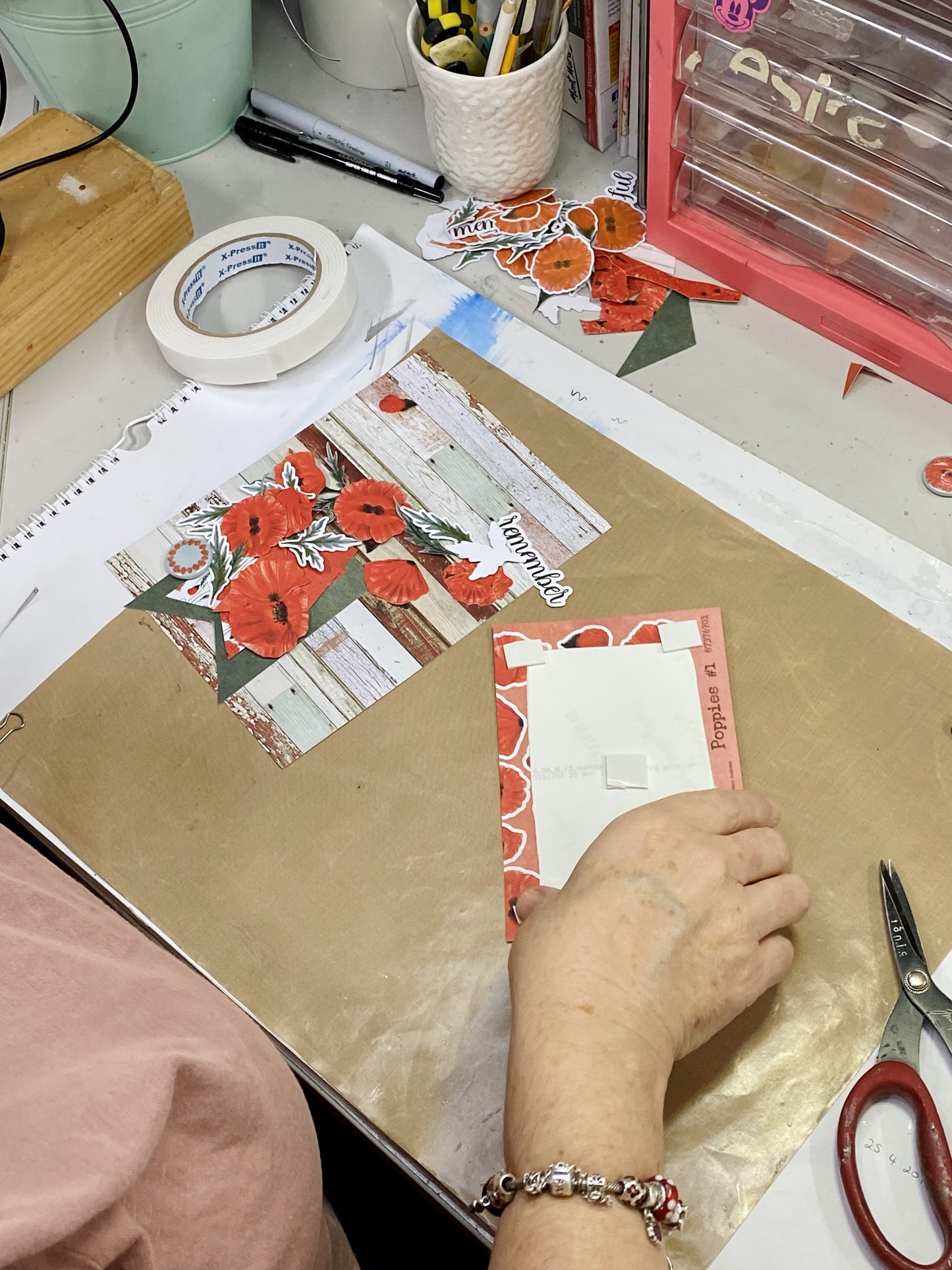 Poppies Rememberable Friday Night Scrap-Along Kit - 14 April 2023