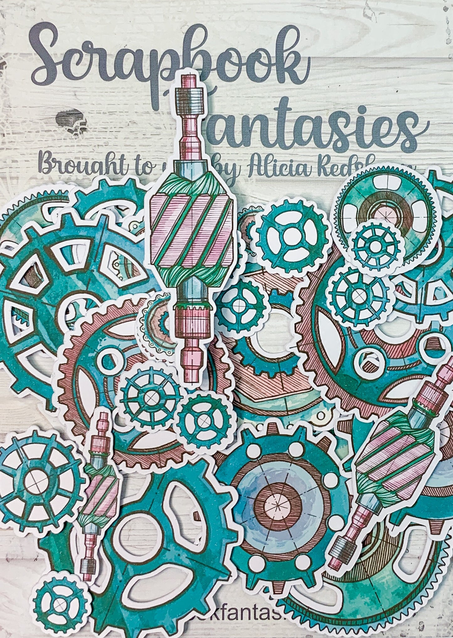 Robot Antics Colour-Cuts - Cogs 4 (37 pieces) Designed by Alicia Redshaw