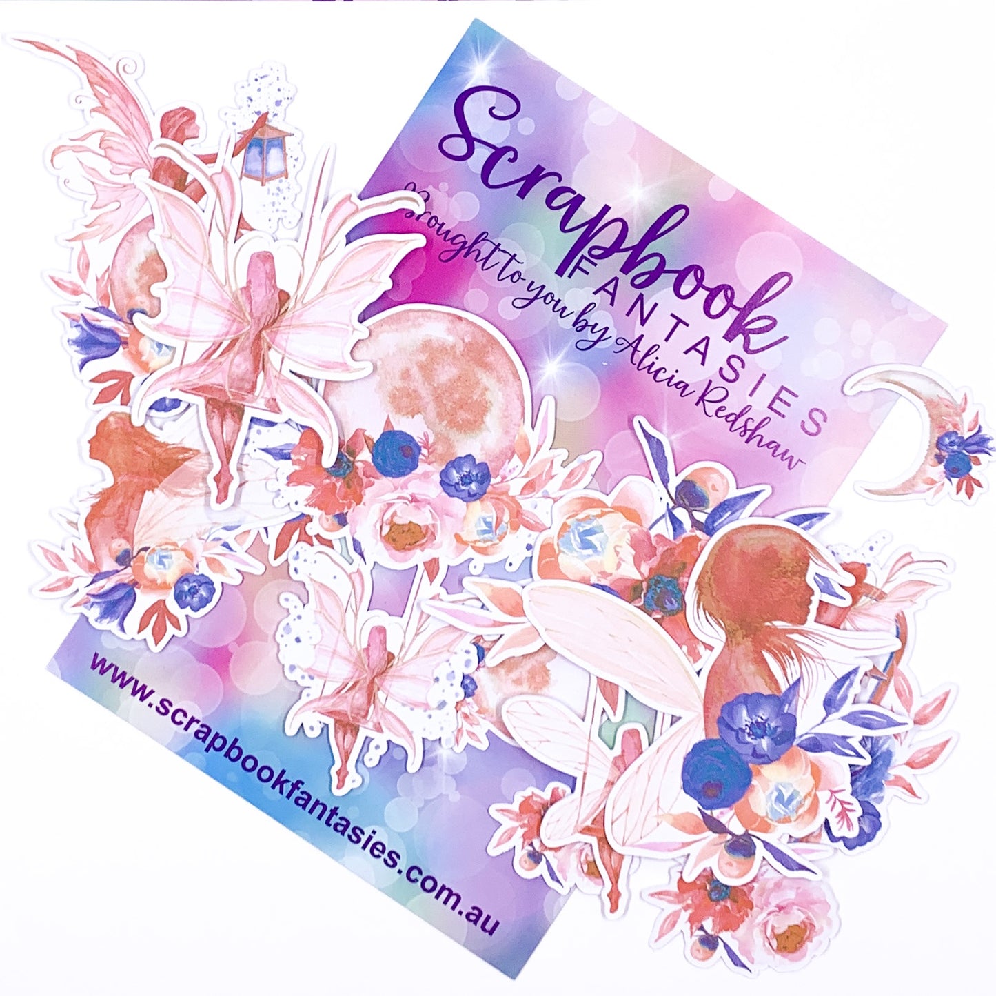 Colour-Cuts - Fantasy Fairy Scenes 14 (12 pieces) Designed by Alicia Redshaw