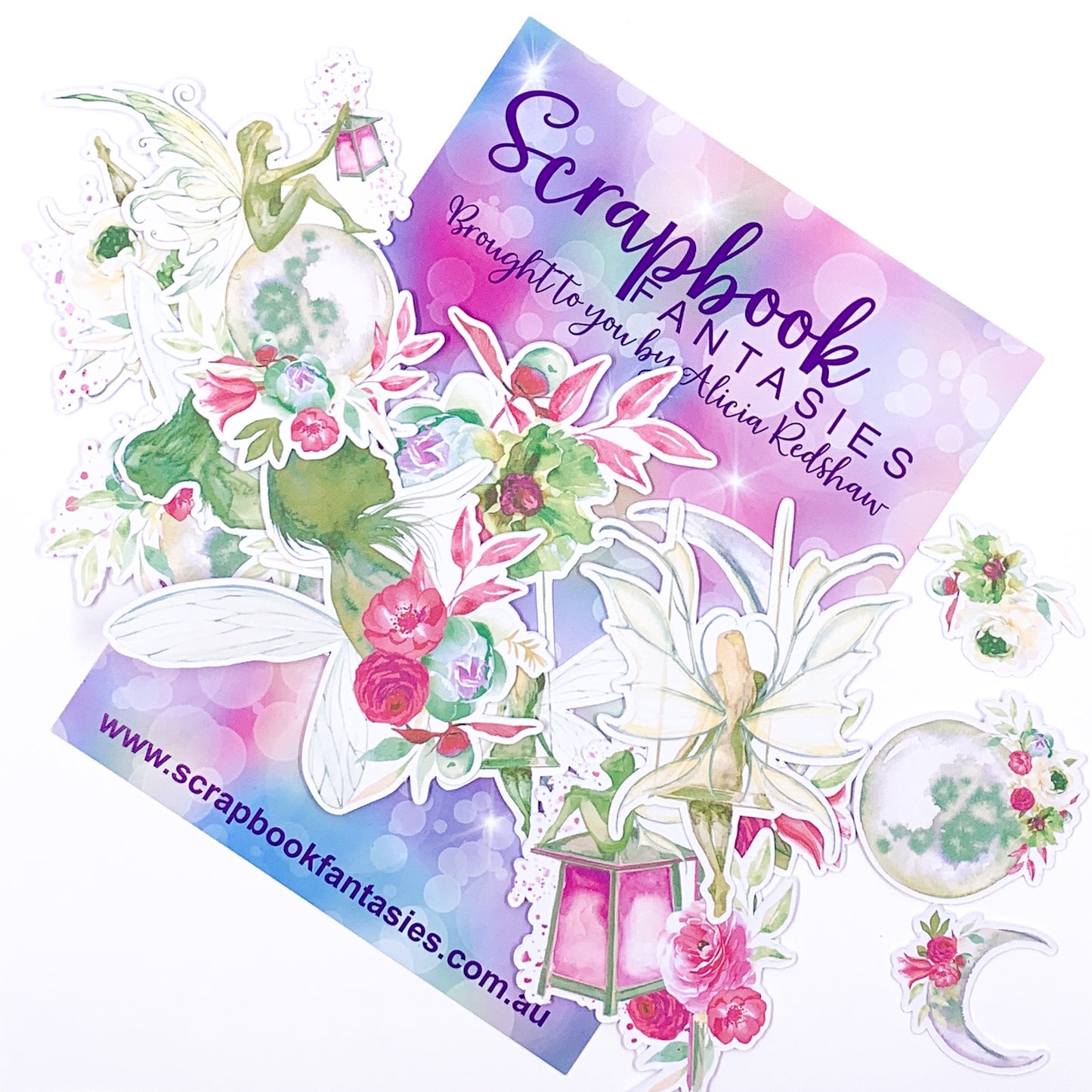 Colour-Cuts - Fantasy Fairy Scenes 10 (12 pieces) Designed by Alicia Redshaw