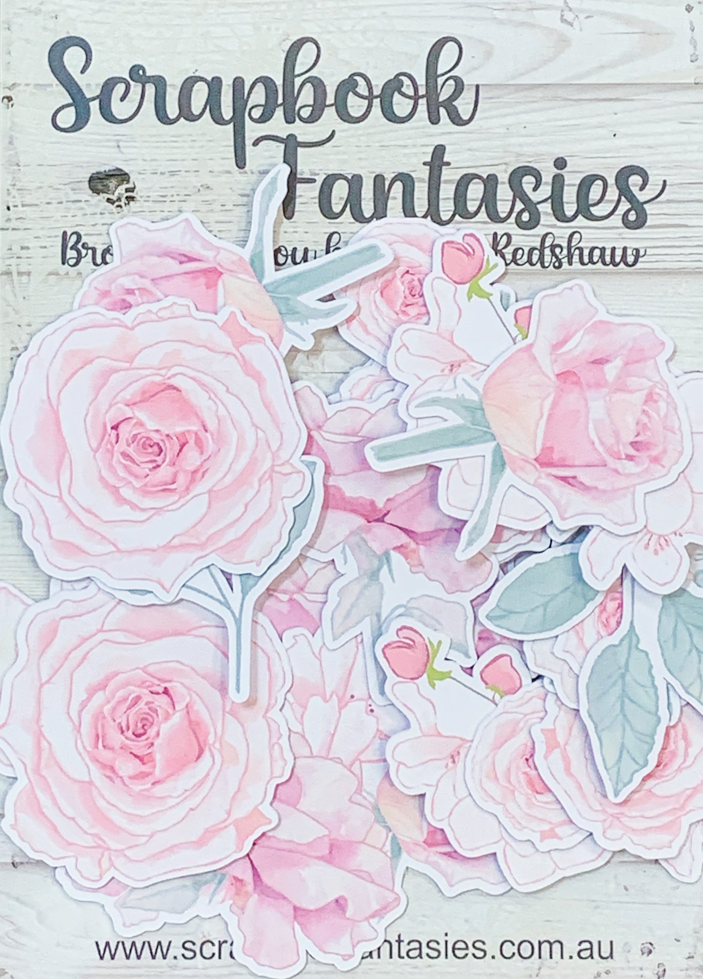 Springtime Tea Party Colour-Cuts - Springtime Florals (24 pieces) Designed by Alicia Redshaw Exclusively for Scrapbook Fantasies