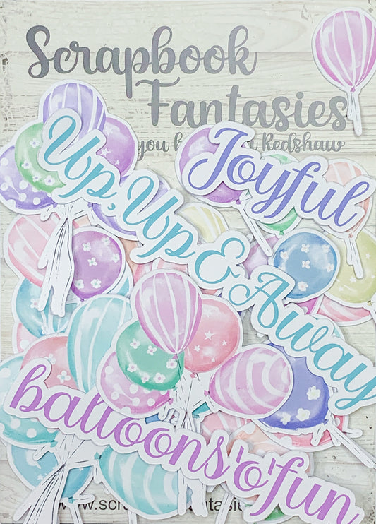 Tutu-Cute Colour-Cuts - Lots of Balloons (32 pieces) Designed by Alicia Redshaw