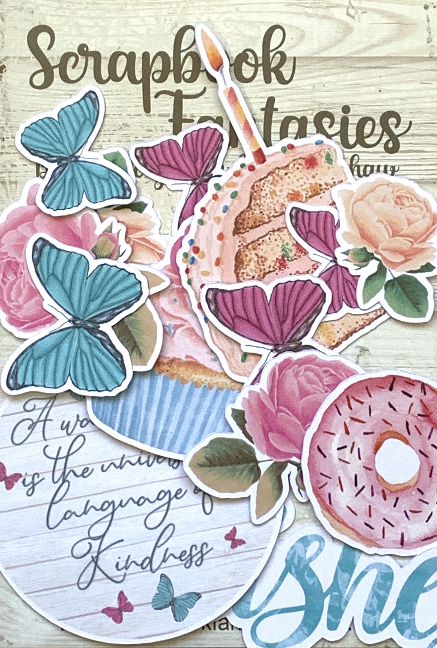 Colour-Cuts Minis - Wishes & Kindness (14 pieces) Designed by Alicia Redshaw