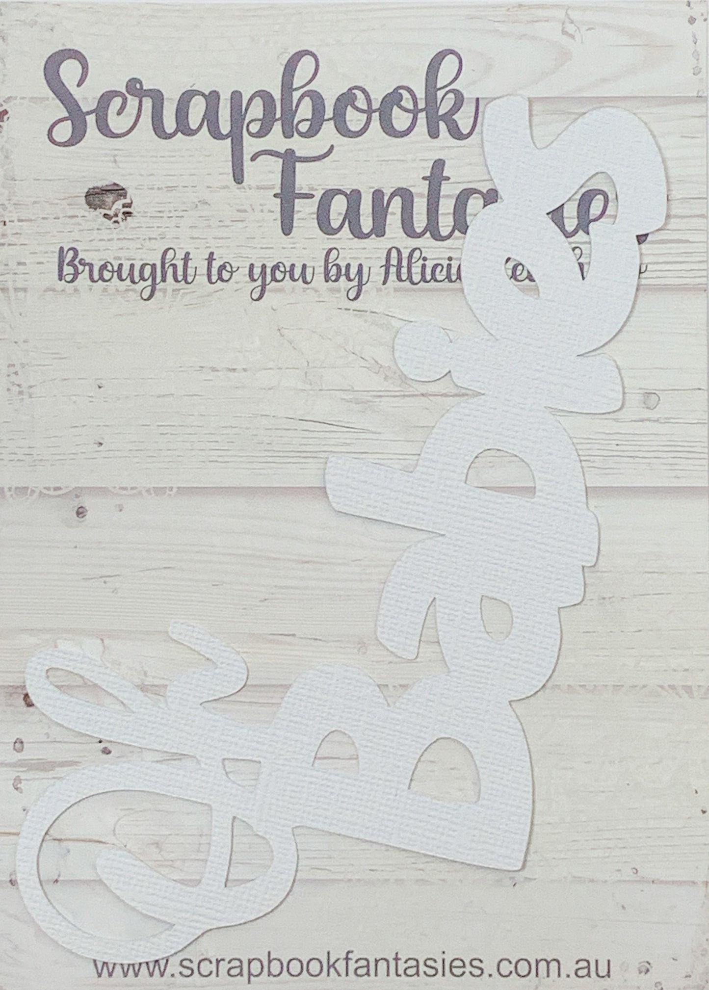 Family is Everything - Oh Babies 6"x3.25" White Linen Cardstock Title-Cut - Designed by Alicia Redshaw
