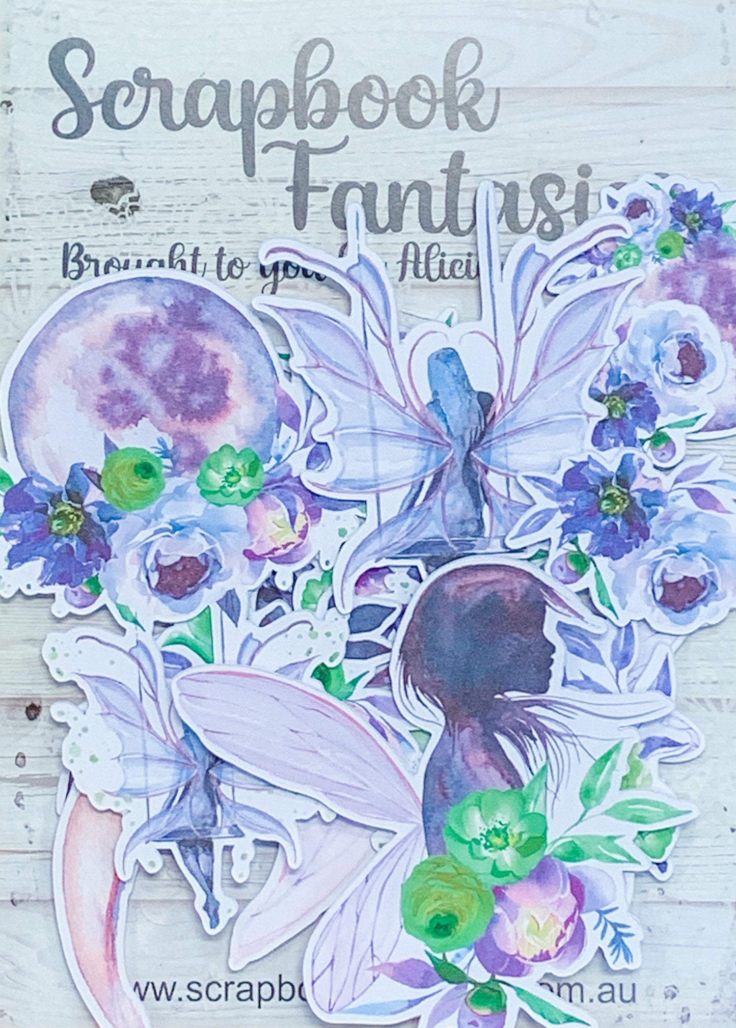 Colour-Cuts - Fantasy Fairy Scenes 12 (12 pieces) Designed by Alicia Redshaw