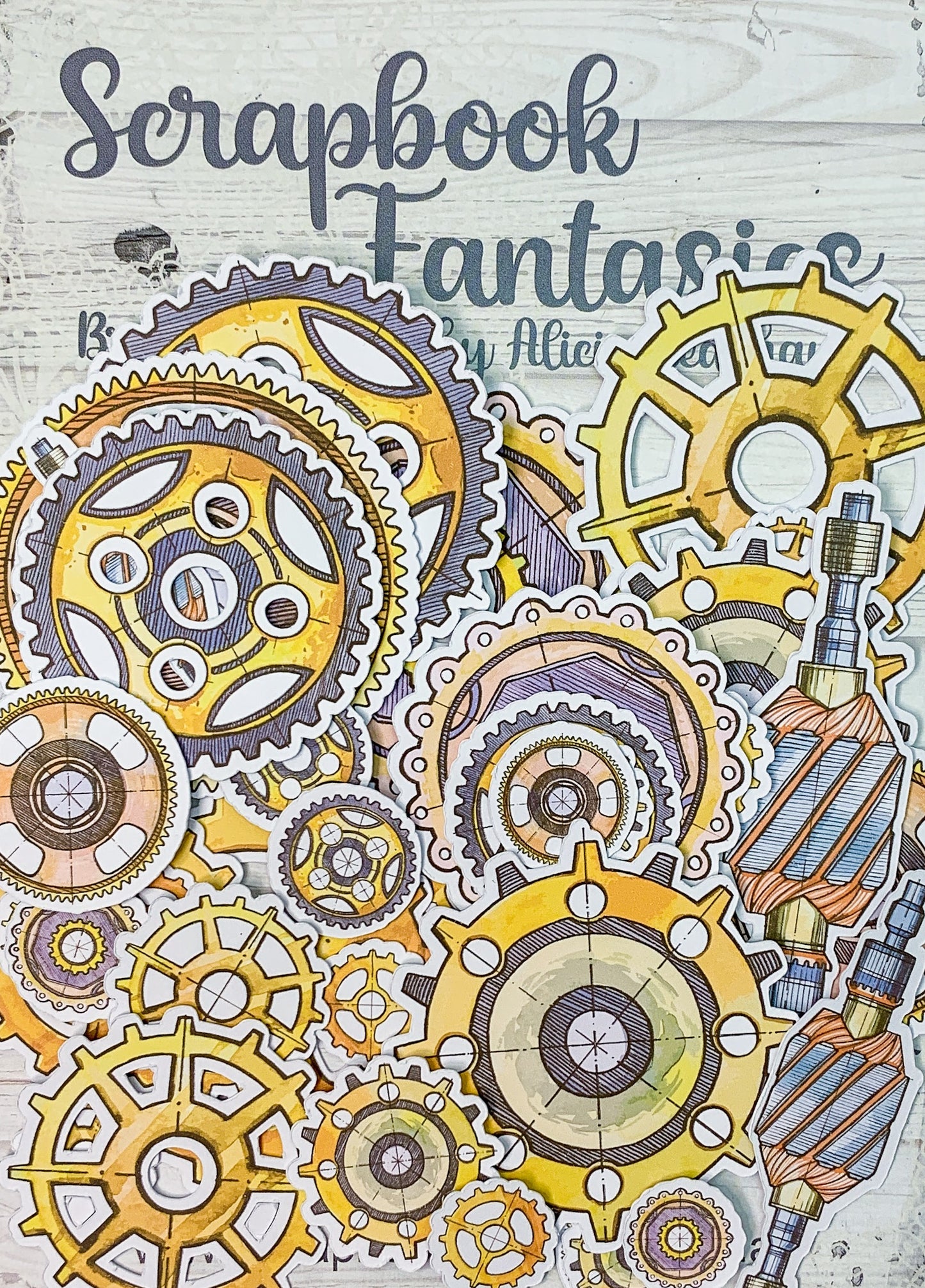 Robot Antics Colour-Cuts - Cogs 8 (37 pieces) Designed by Alicia Redshaw