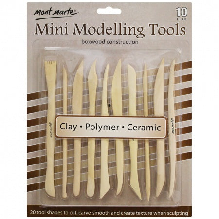 Mont Marte Mini Modelling Tools 10 pieces MMSP0003