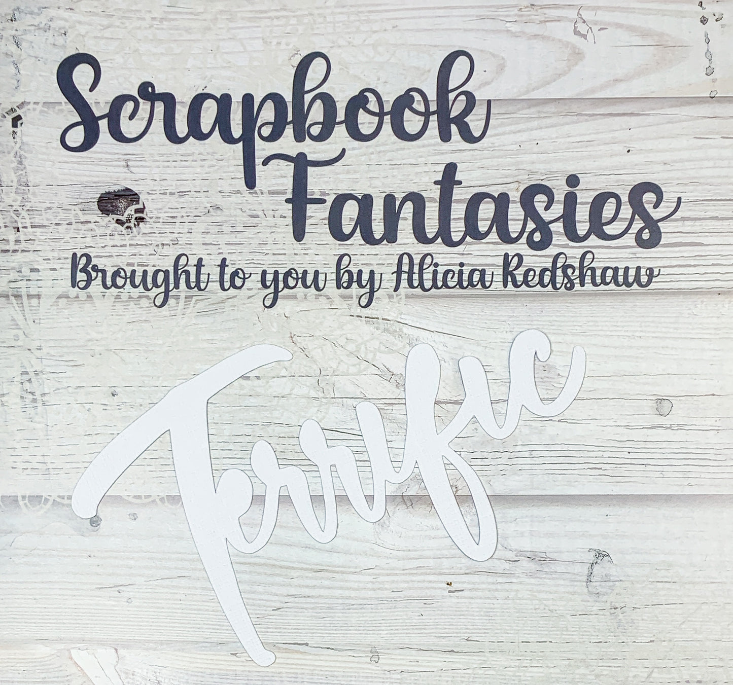 Robot Antics - Terrific 3.5"x6" White Linen Cardstock Title-Cut - Designed by Alicia Redshaw