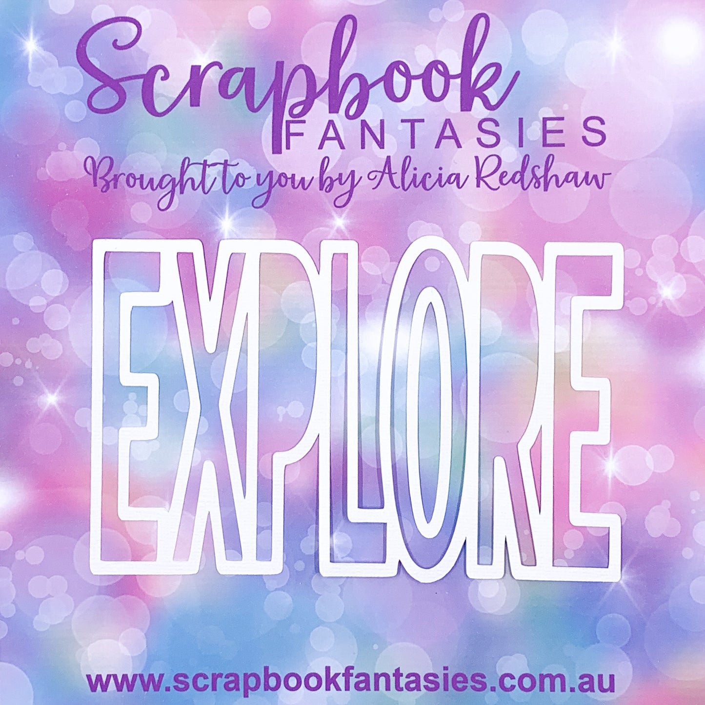 Robot Antics - Explore 3.75"x5.75" White Linen Cardstock Title-Cut - Designed by Alicia Redshaw