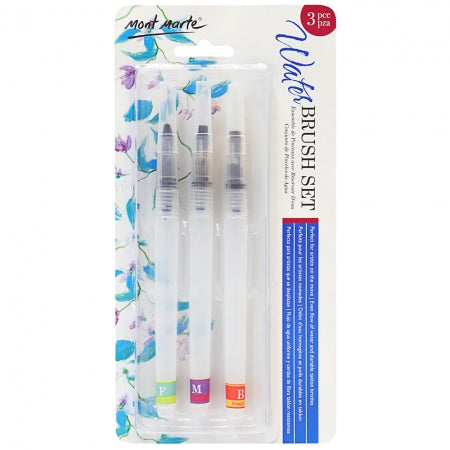 Mont Marte 3 piece Waterbrush Set (BMHS0035)